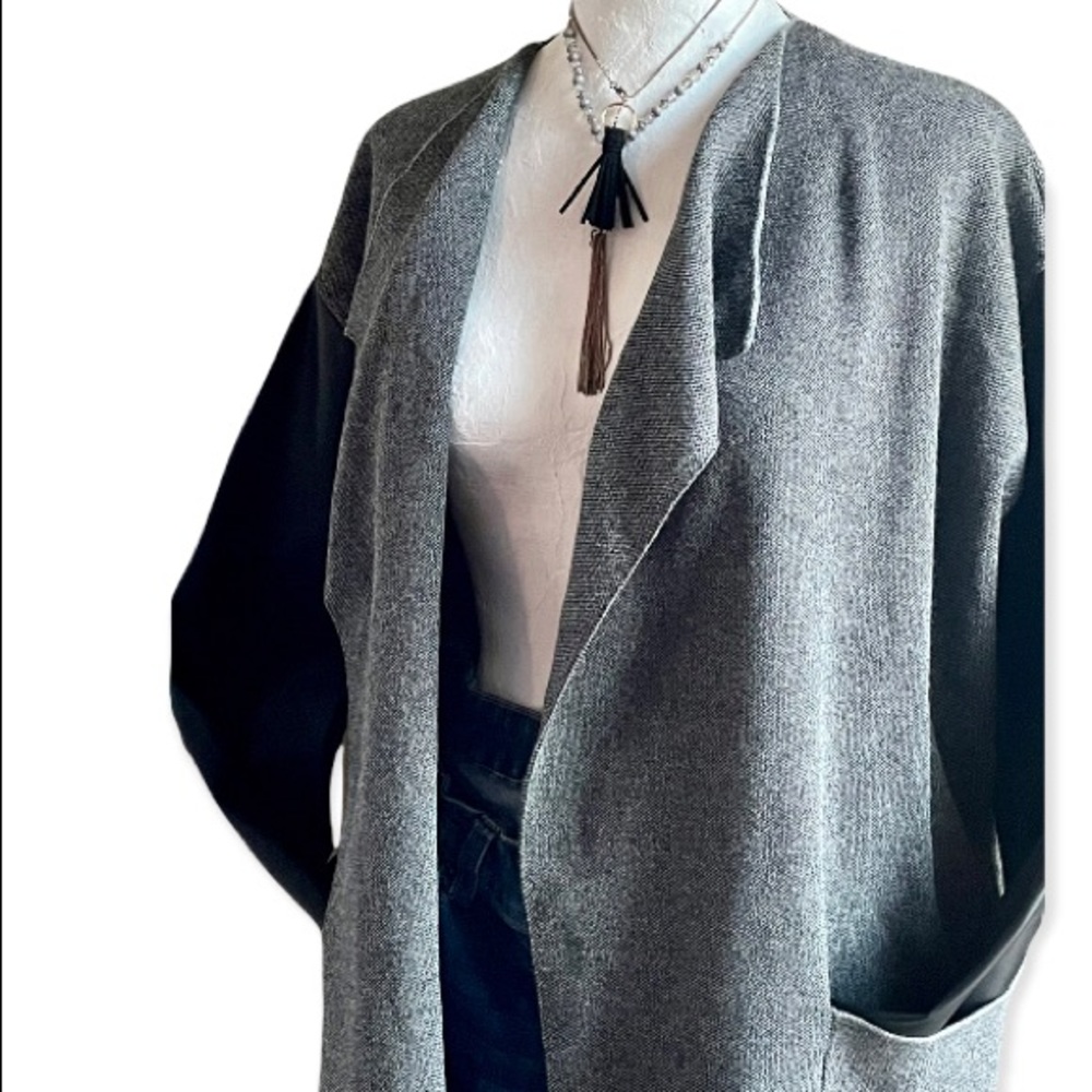 Zara knit sweater cardigan jacket - size L